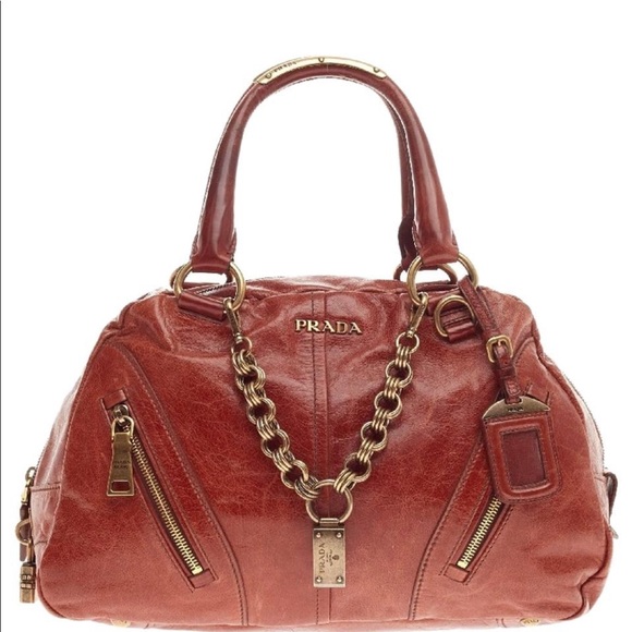 Prada Handbags - Prada Large Leather Tote Bag